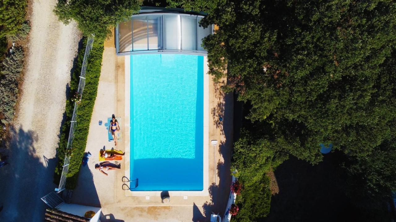 Gites De Plos Appart Chalet Piscine Spa 앙뒤즈 외부 사진