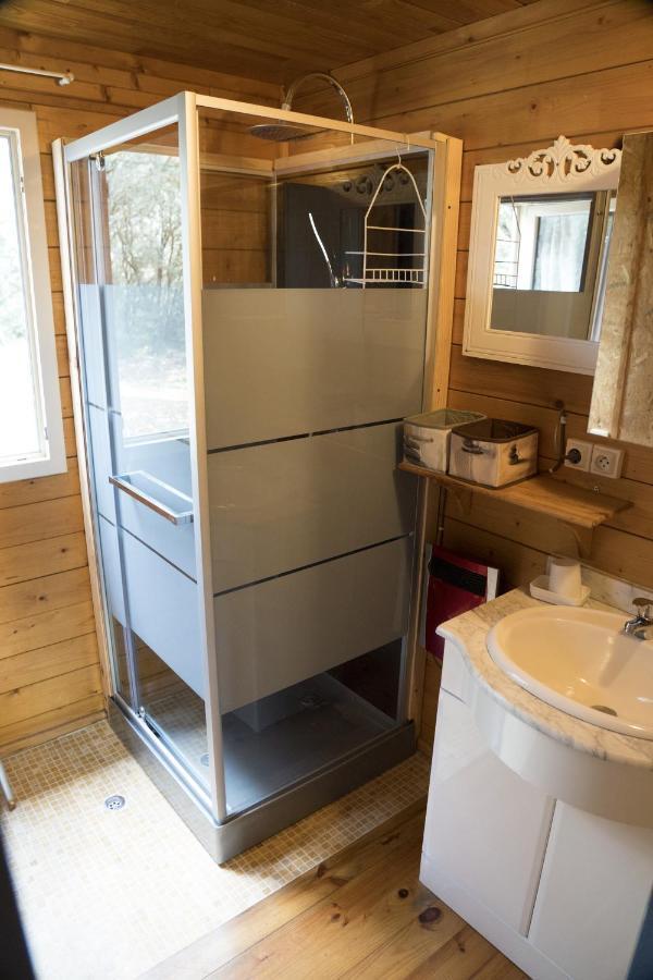 Gites De Plos Appart Chalet Piscine Spa 앙뒤즈 외부 사진