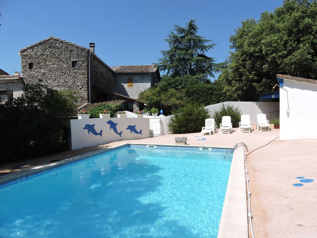Gites De Plos Appart Chalet Piscine Spa 앙뒤즈 외부 사진
